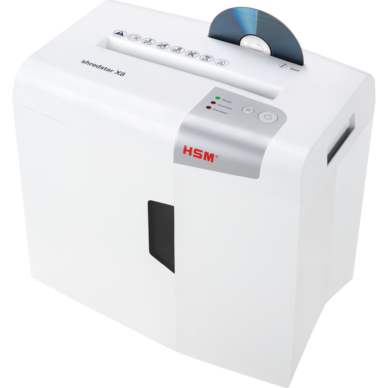 HSM shredstar X8 - 4 5 x 30 mm + utensile da taglio CD