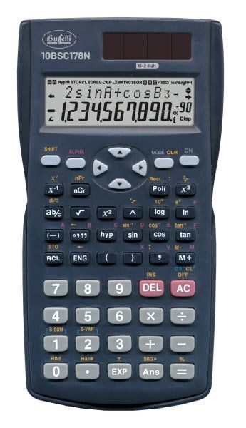Calcolatrice scientifica BSC178N - 10+2 digit - 240 funzioni