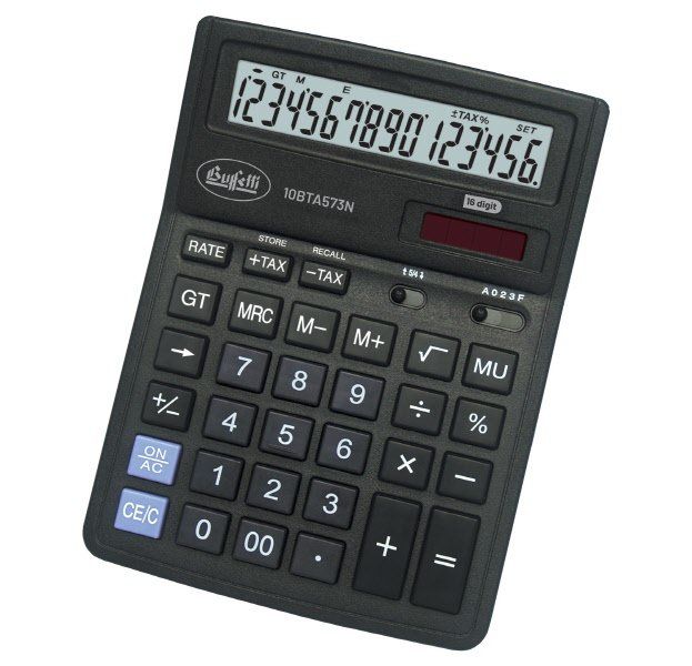 Calcolatrice da tavolo BTA573N - 16 digit - Nera