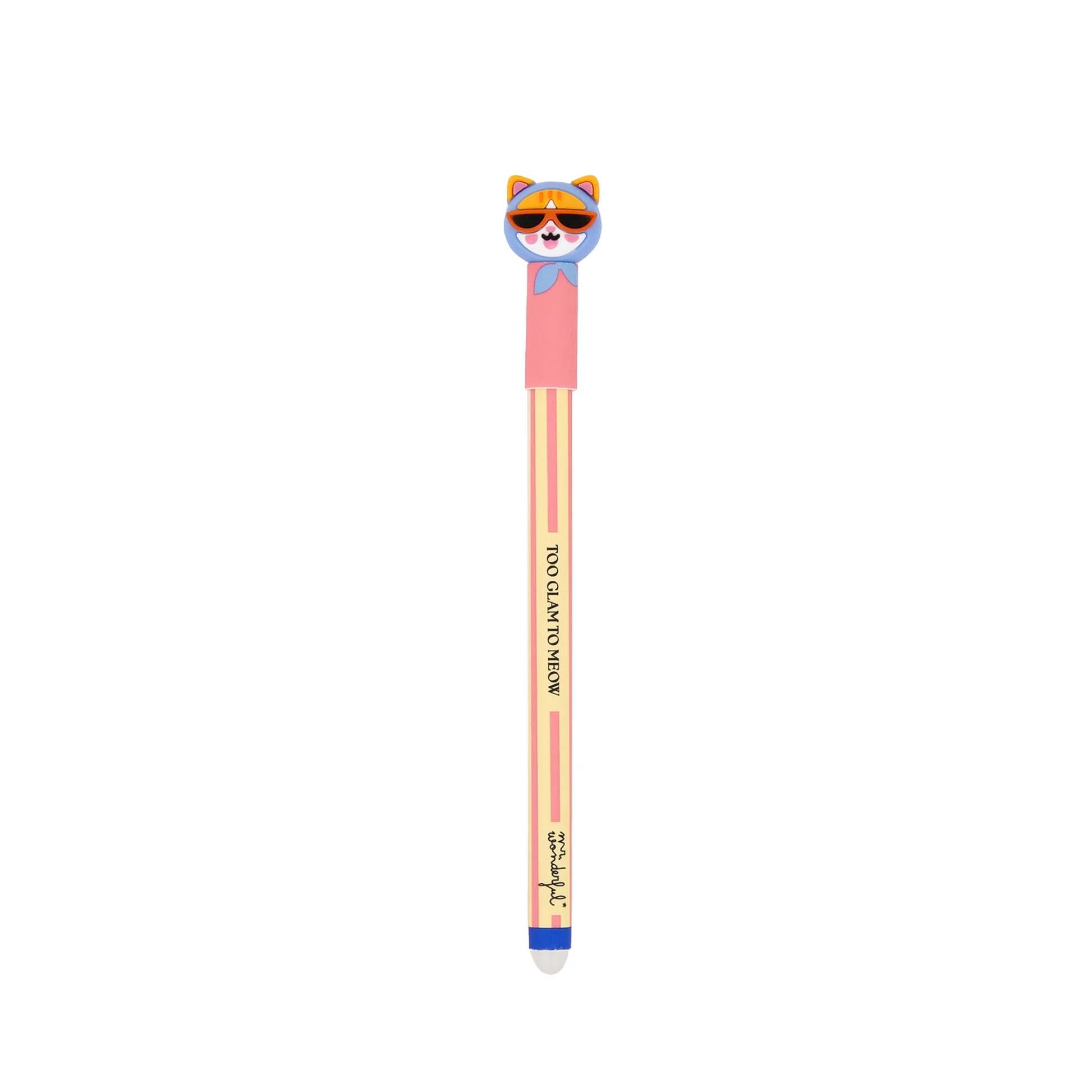 Penna cancellabile Bo-Bo Gatto - Too glam to meow