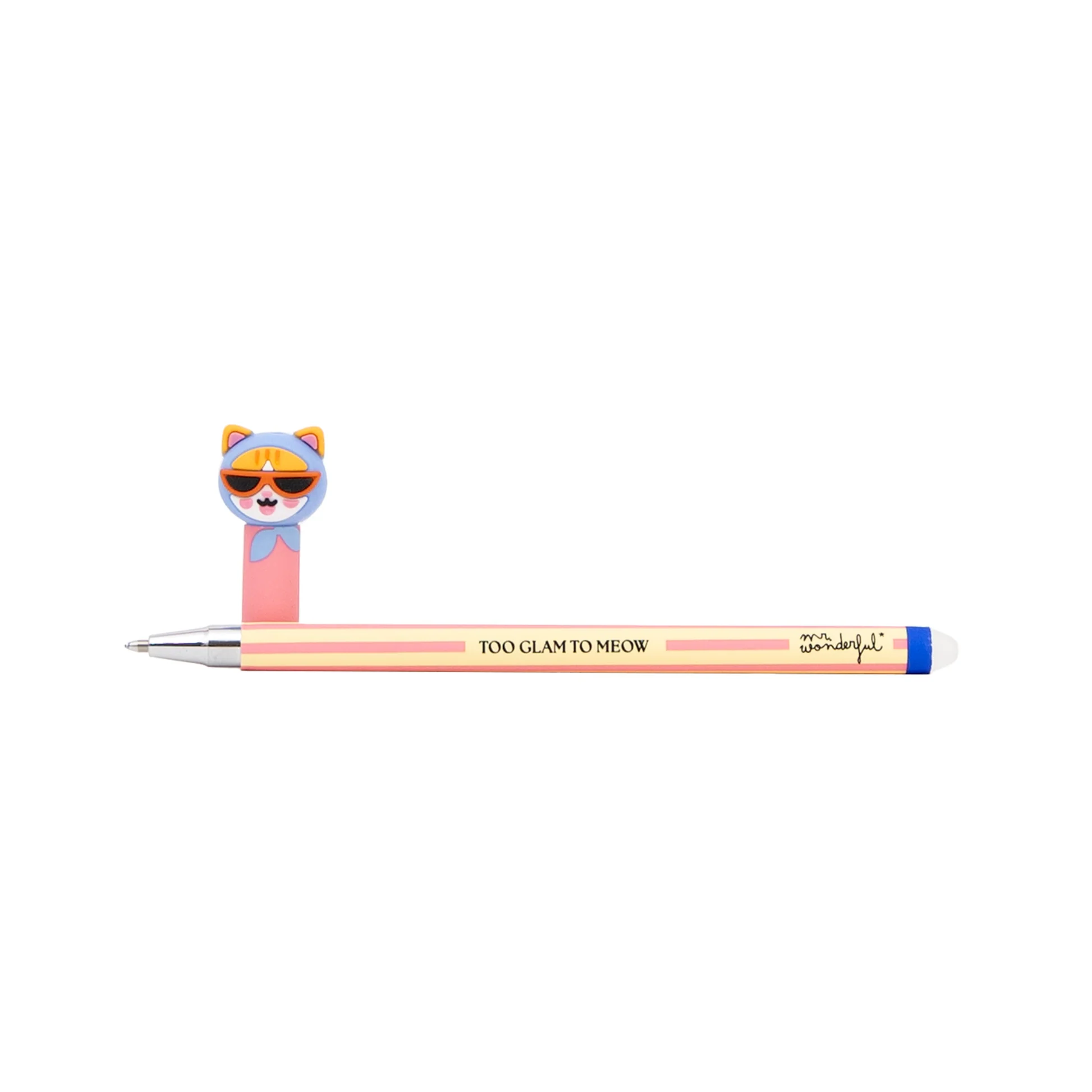 Penna cancellabile Bo-Bo Gatto - Too glam to meow