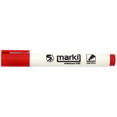 CF12 PZ MARCATORE PERMANENTE SPIL MARKI WHITEBOARDS312 ROSSO