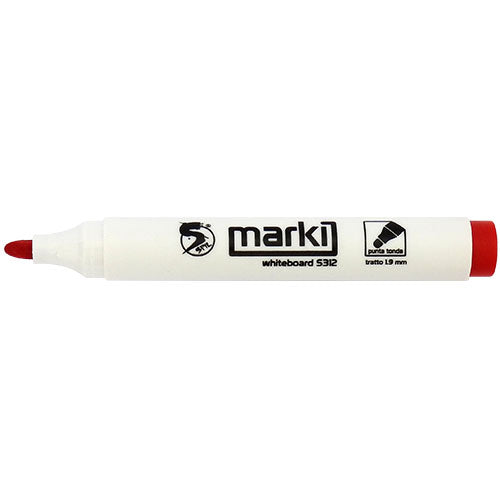 CF12 PZ MARCATORE PERMANENTE SPIL MARKI WHITEBOARDS312 ROSSO