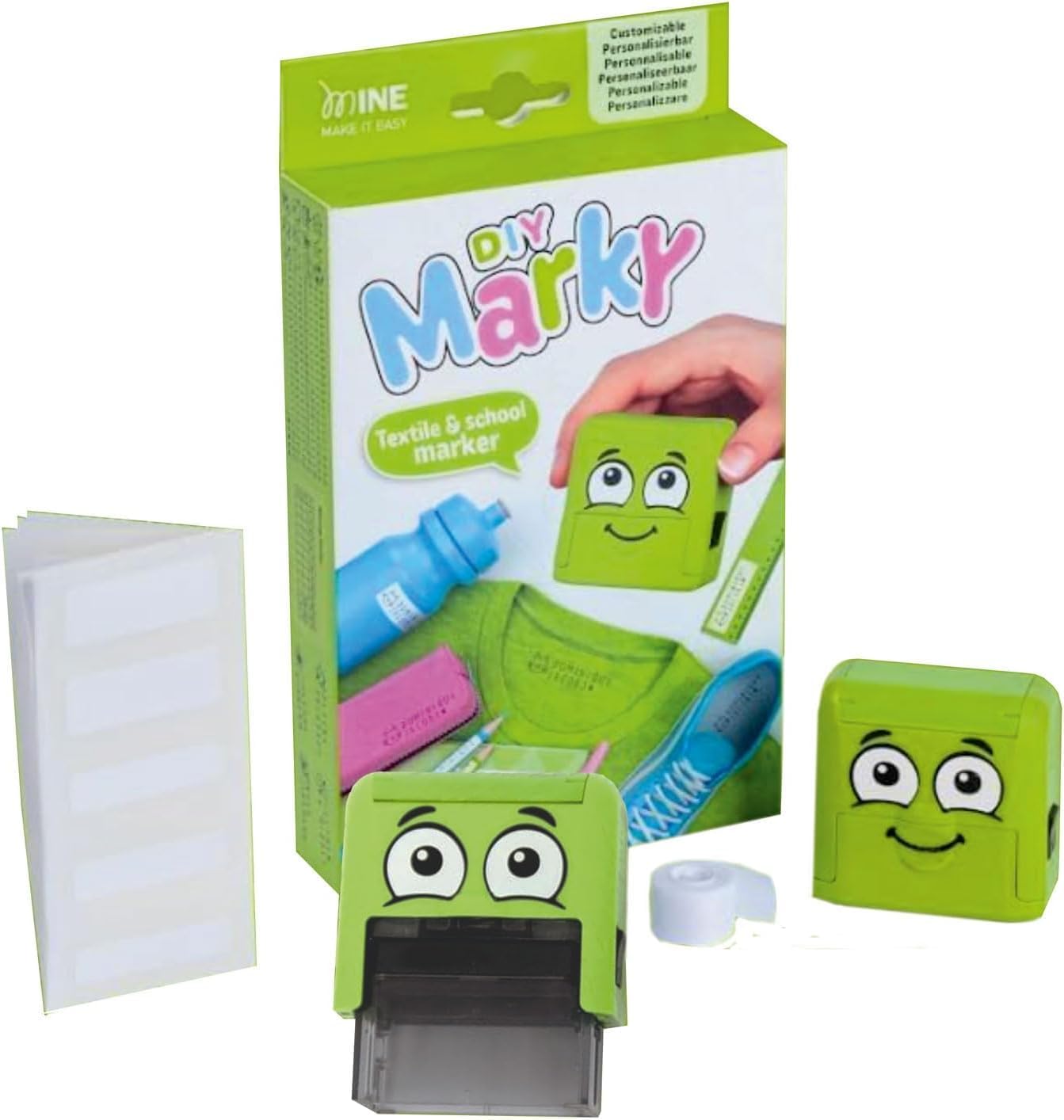 DIY MARKY KIT E/20+ 1MT NASTRO + 20ETICHETTE+SET EMOTICONS