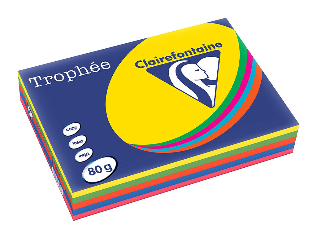 Carta A4 Mix Colori Forti 80gr. 500 fogli