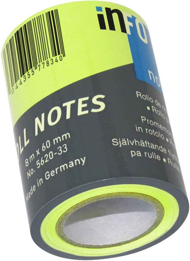 inFO Notes Roll Adesivo colore: verde