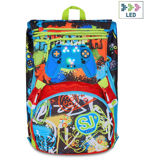 SEVEN ZAINO ESTENSIBILE BIG - GAME LED BOY