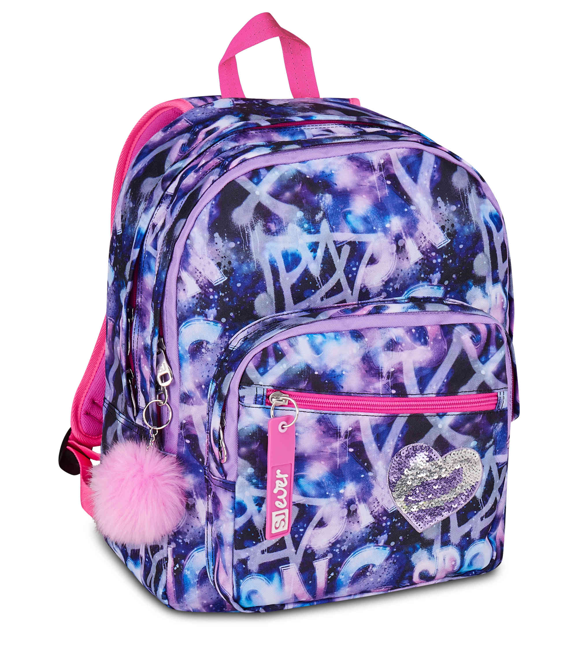 SEVEN SJ EVER ZAINO DOPPIO SCOMPARTO - MULTIVIOLET