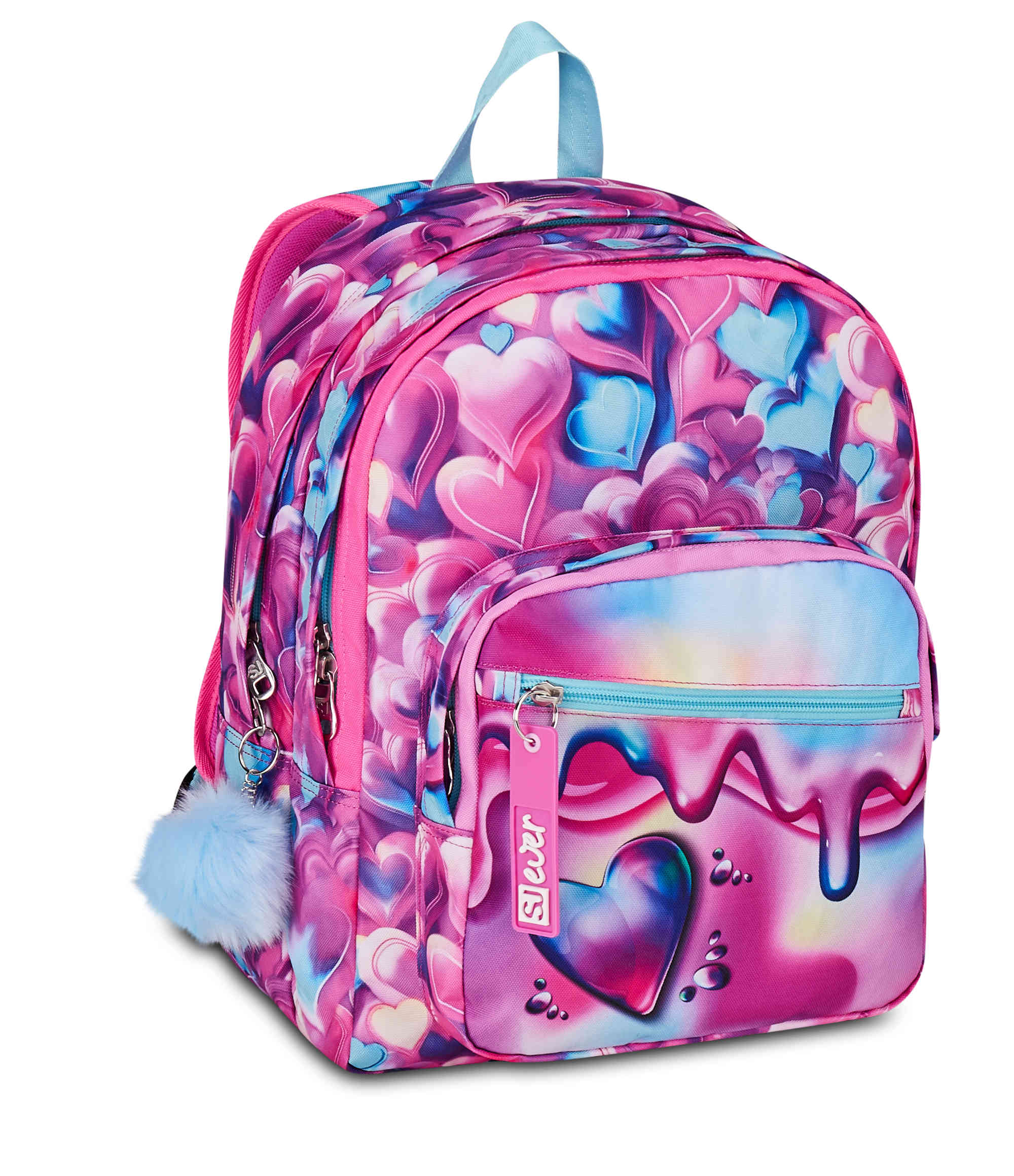 SEVEN SJ EVER ZAINO DOPPIO SCOMPARTO - PINK BEAT