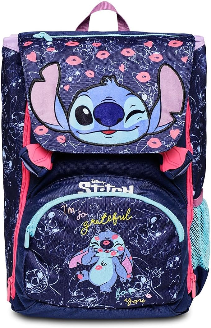 STITCH Zaino Scuola Sdoppiabile Big. Originale By Seven