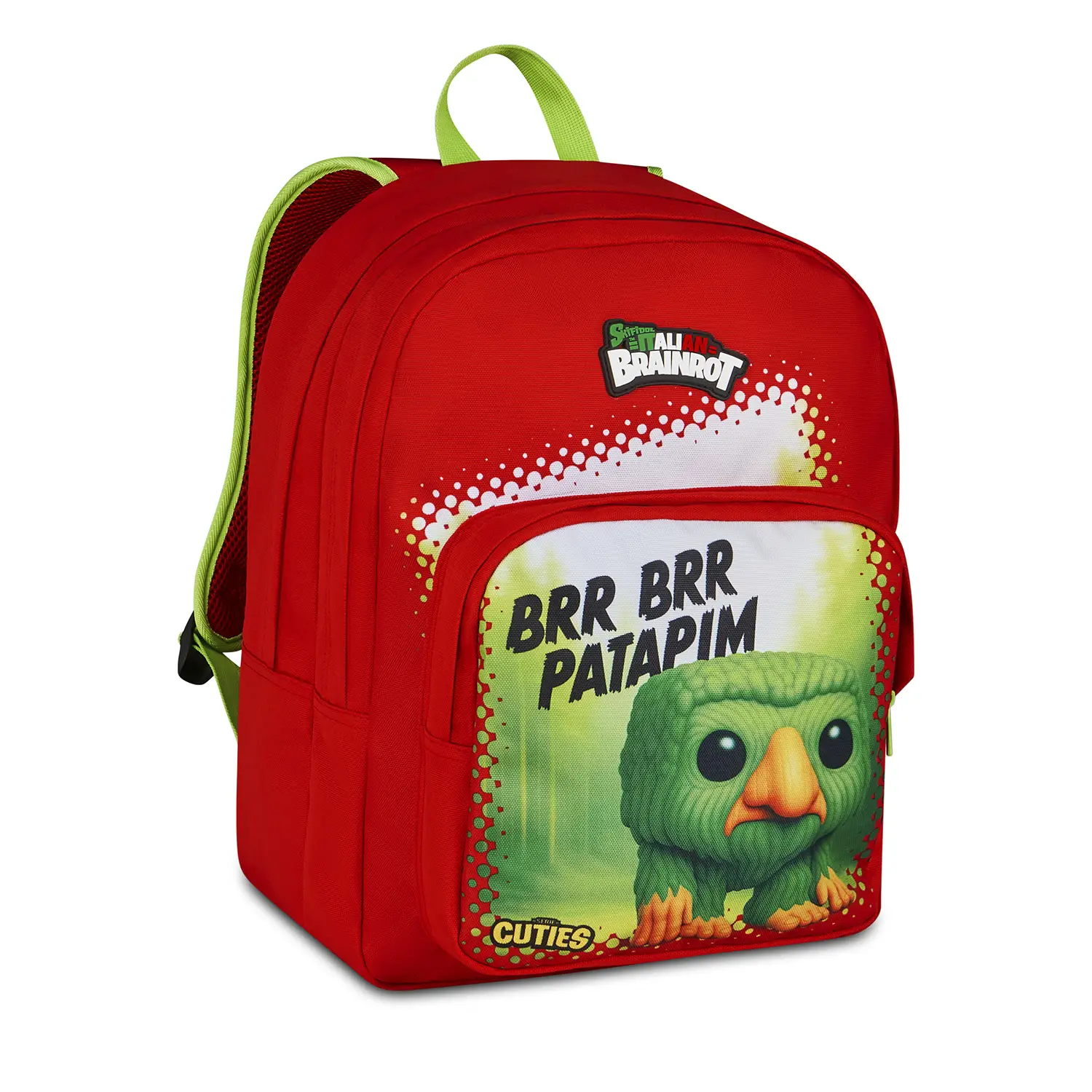 Zaino Scuola Brr Brr Patapim Skifidol Italian Brainrot