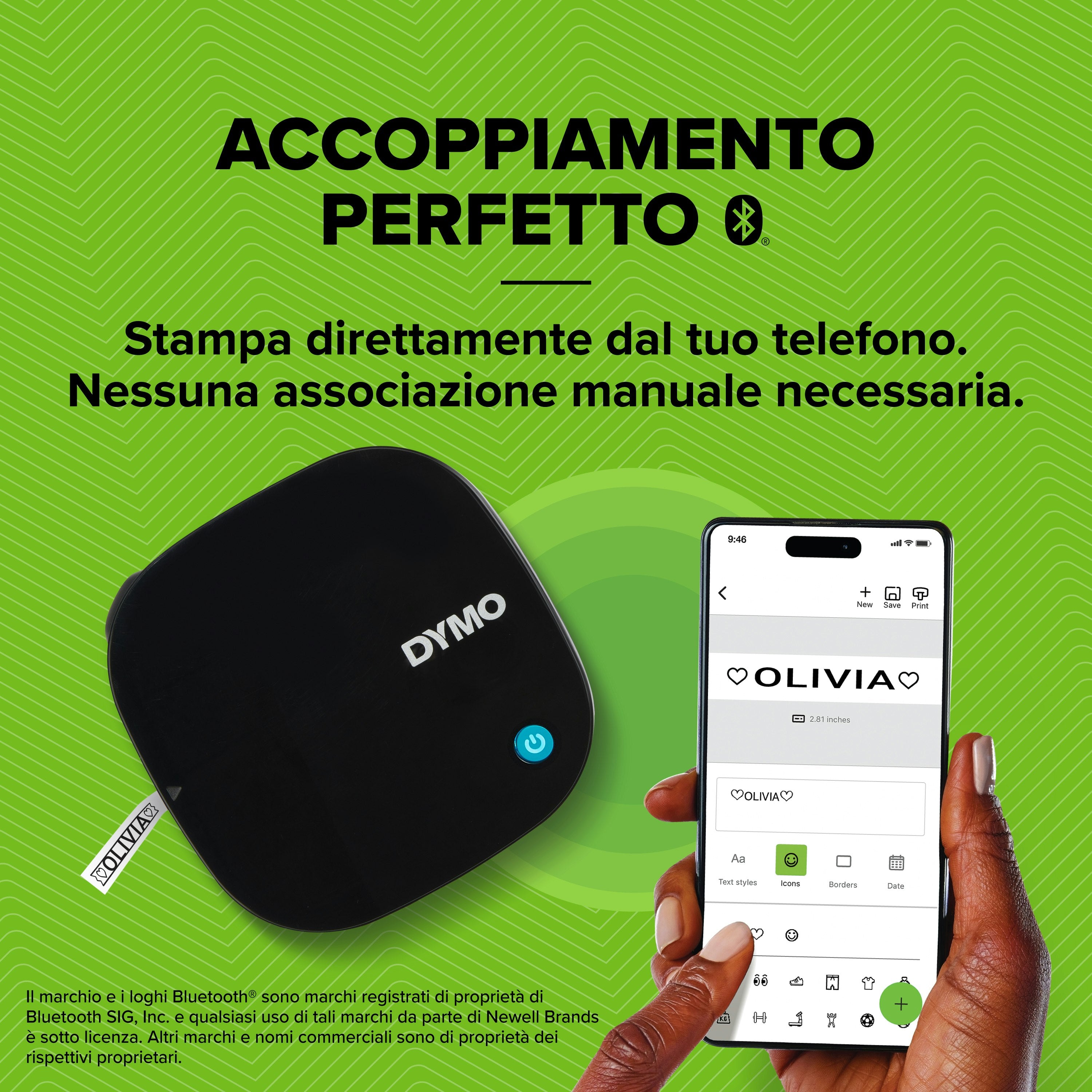 ETICHETTATORI - DYMO LetraTag 200B Bluetooth