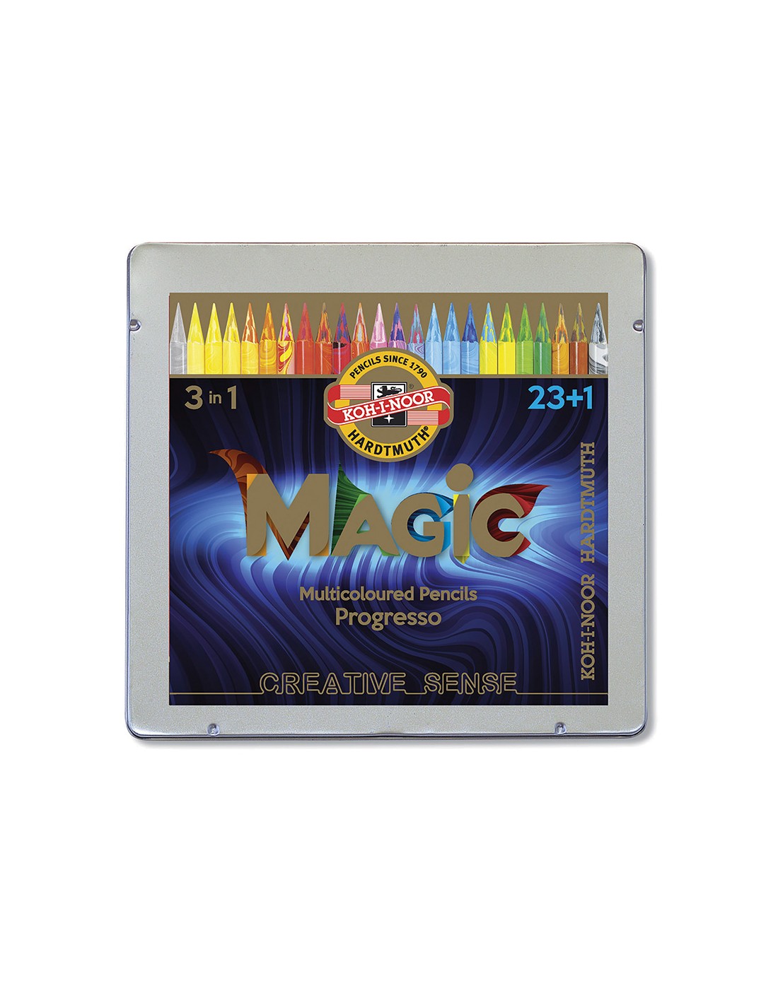 PASTELLI KOHINOOR MAGIC PROGRESSO A 24 METAL BOX