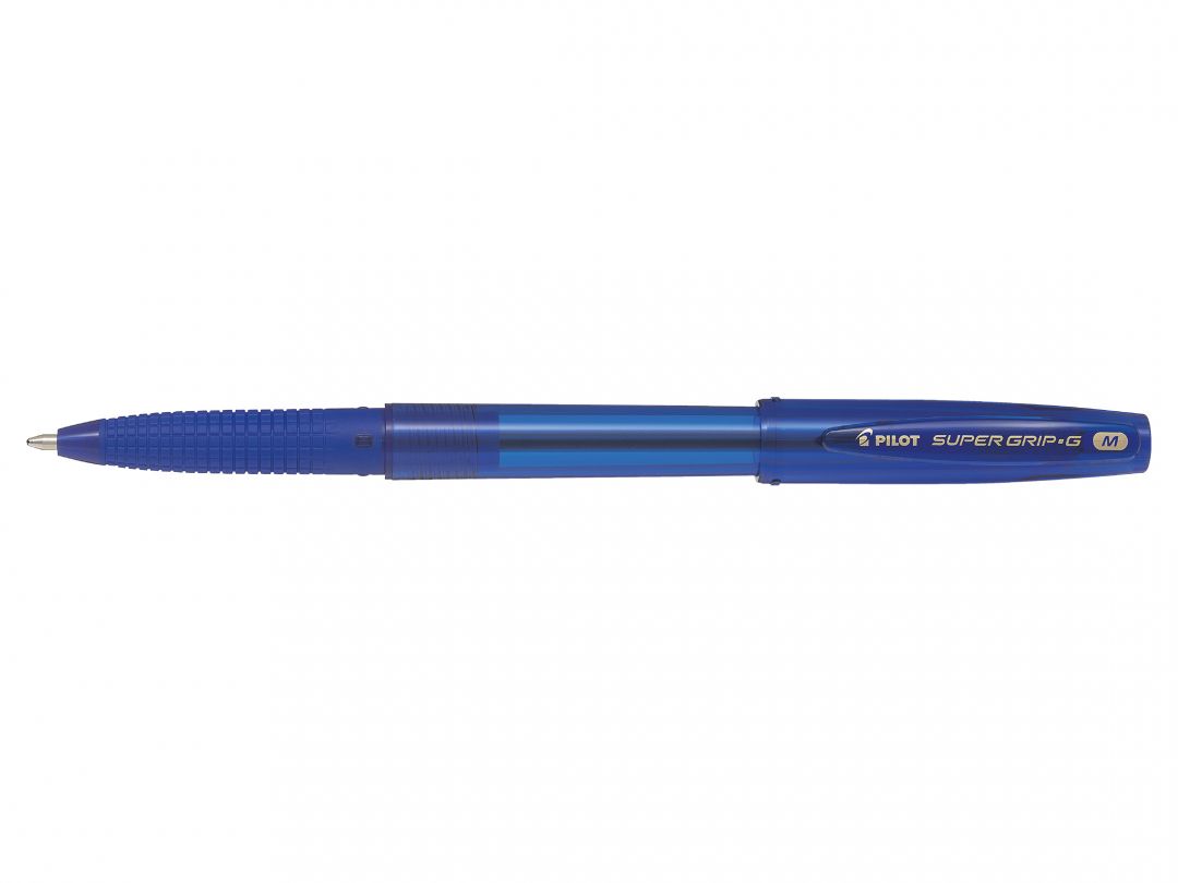 Super Grip G cap  penna a sfera punta media blu