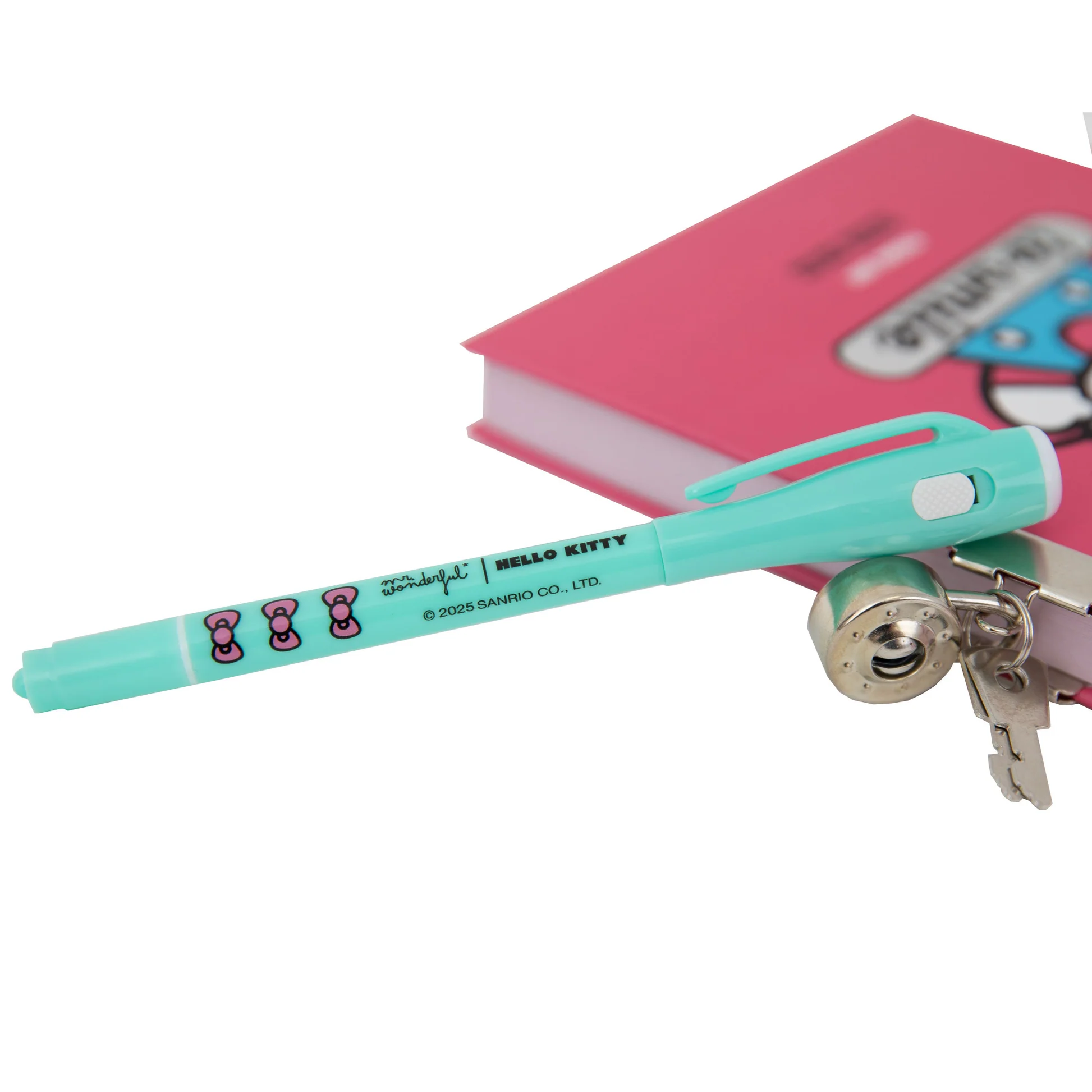 Diario personale Hello Kitty con penna invisibile e inch.blu