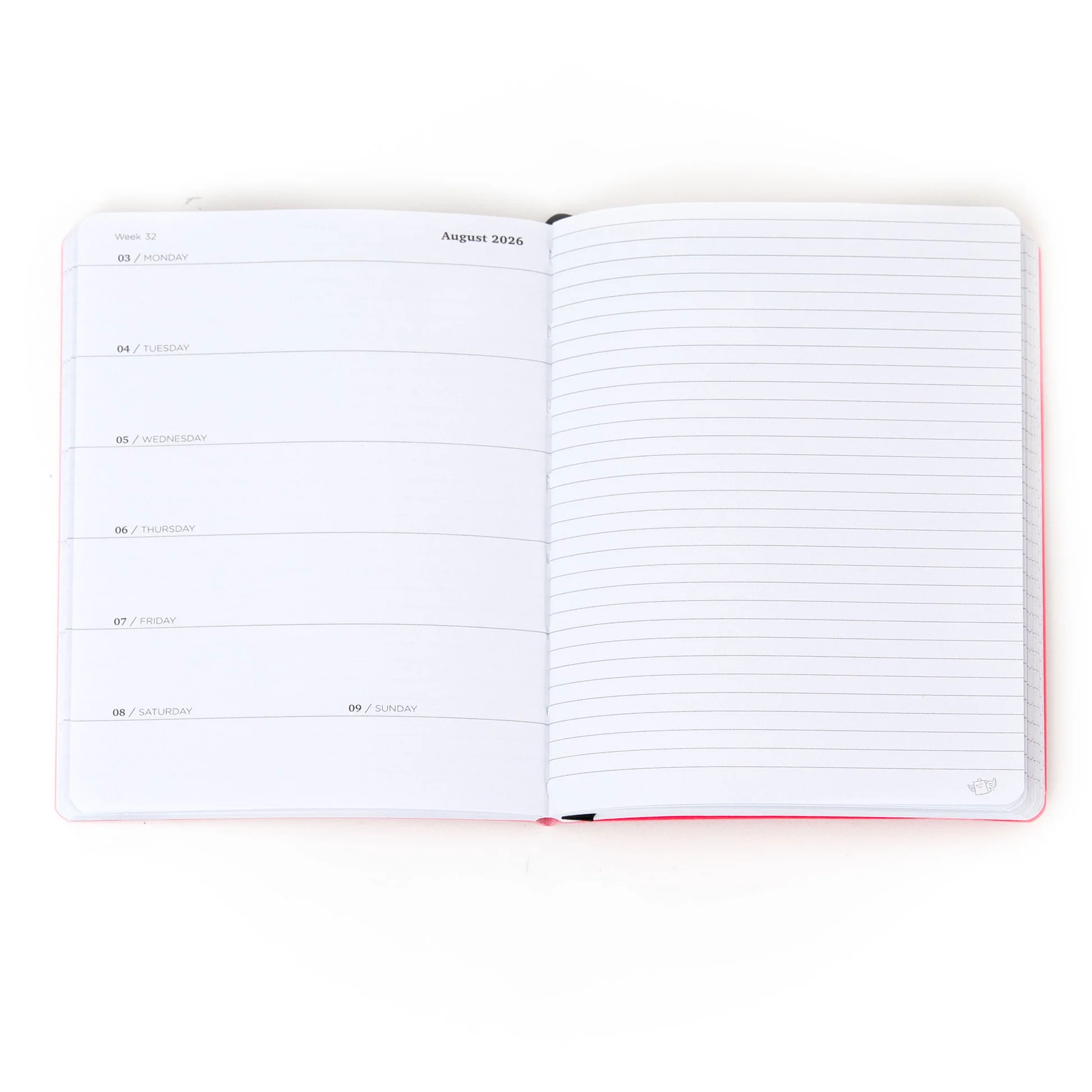 Agenda Pocket 2026 Settimanale piccola – Rosa