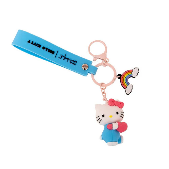Portachiavi con charm - Hello Kitty