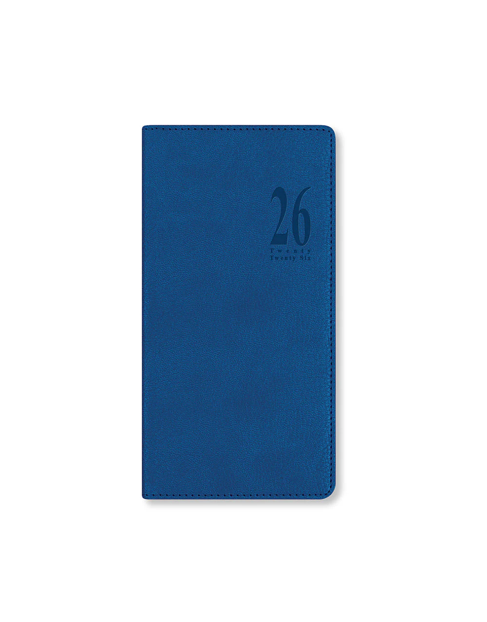 Agenda settimanale Milano Slim 2026 - Blu
