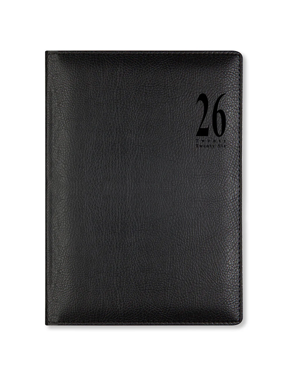 Agenda settimanale verticale 26 Milano A5 - Nera