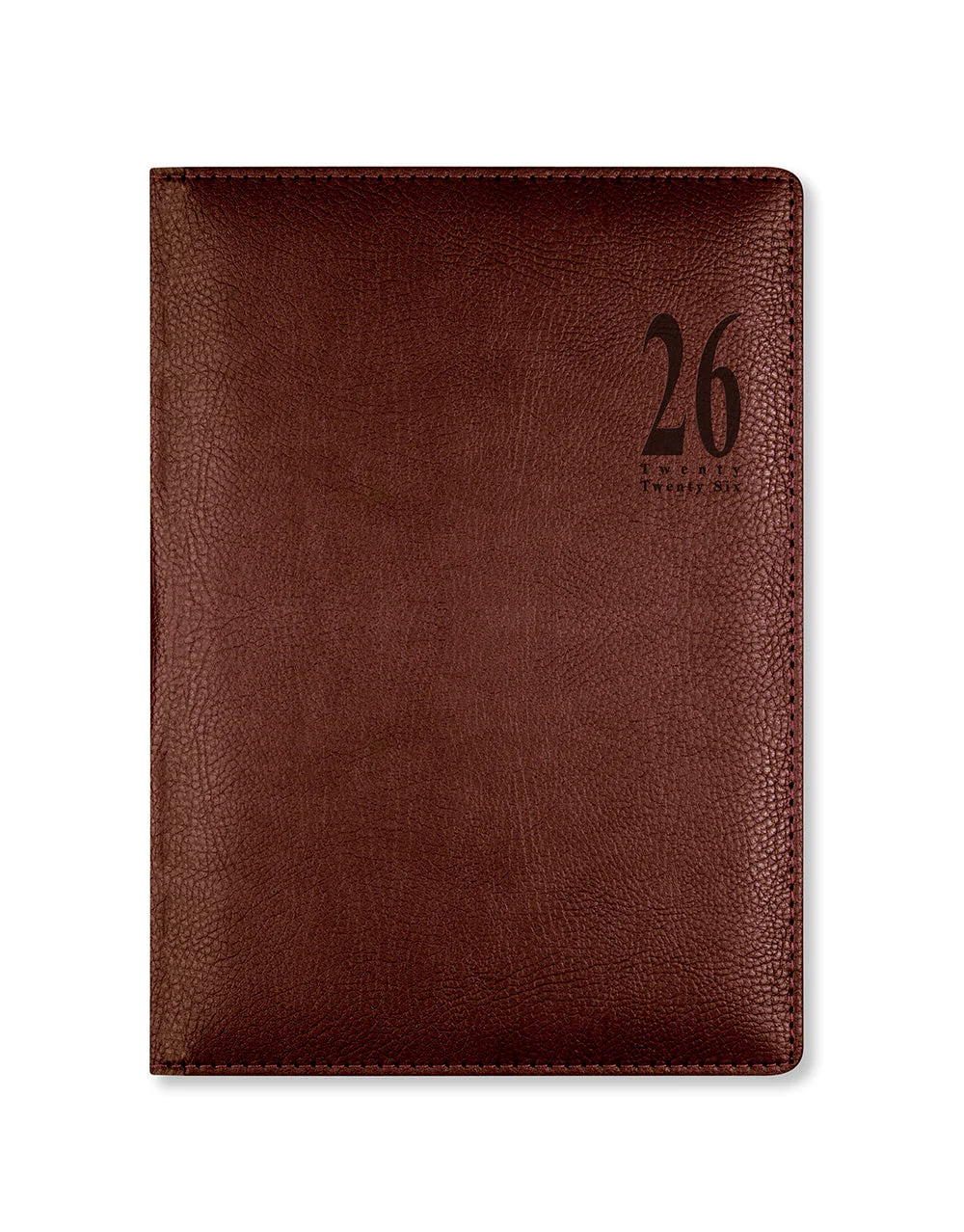Agenda settimanale verticale Milano A5 2026 - Bordeaux