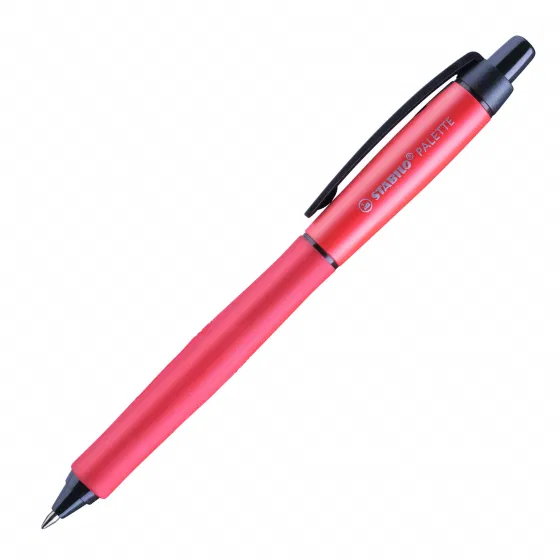 Stabilo - Penna roller a scatto ricaricabile PALETTE - Rosso