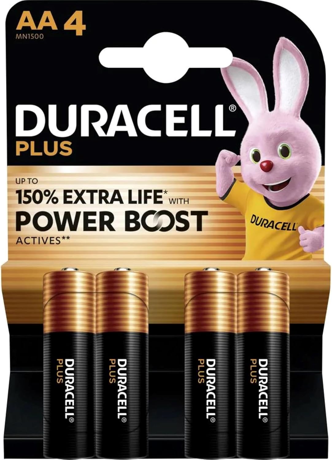 DURACELL PLUS POWERBOOST STILO AA MN1500 CONF.4