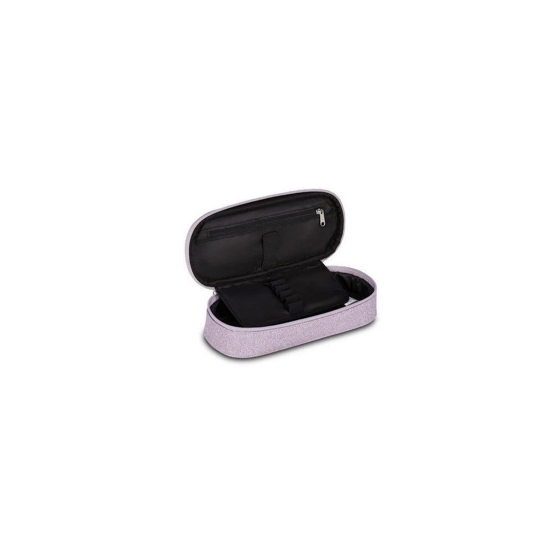 Seven - Portapenne Round Plus Shiny Tech - Lilla