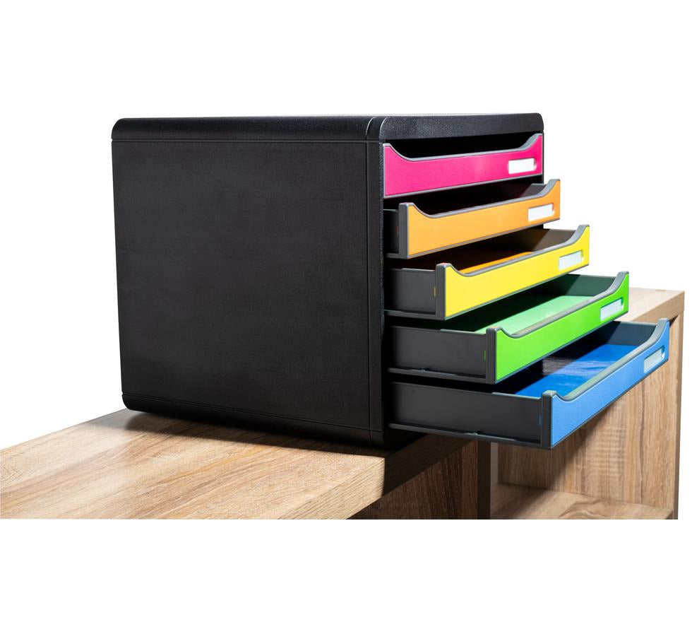CASSETTIERA BIG BOX PLUS HORIZON 5 CASSETTI GLOSSY- Arlecc.