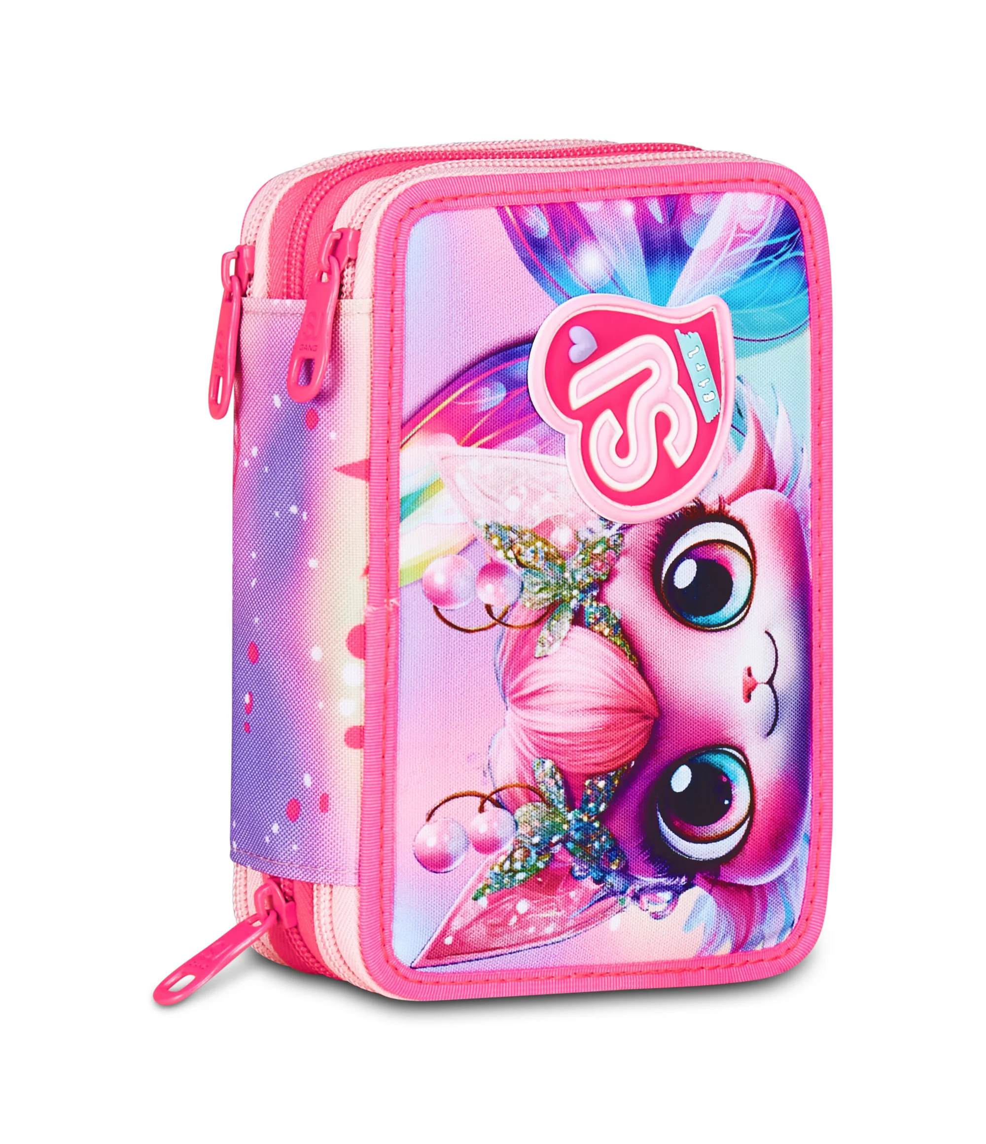Seven SJ GANG - ASTUCCIO 3 ZIP - CAT LED GIRL