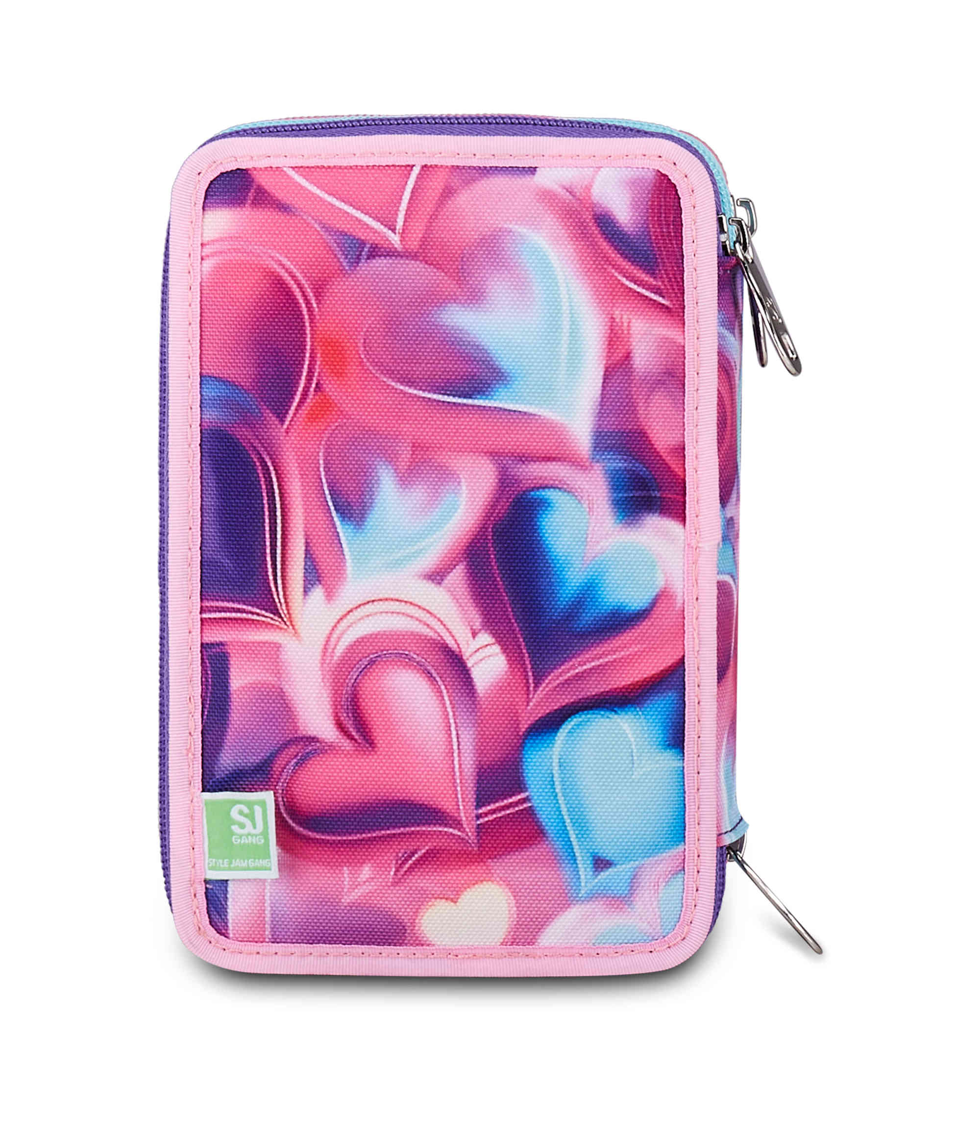 ASTUCCIO 3 ZIP SJ GANG SJ EVER - PINK BEAT GIRL