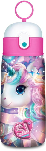 BORRACCIA BOTTIGLIA ANIMALI SJ GANG - GLOW LED UNICORN GIRL
