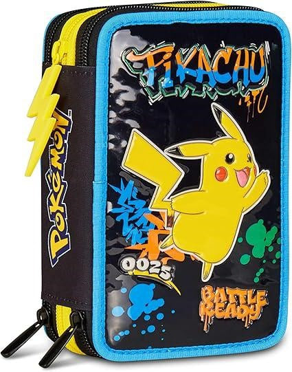 Seven - Astuccio 3 Zip - Pokemon Sing It
