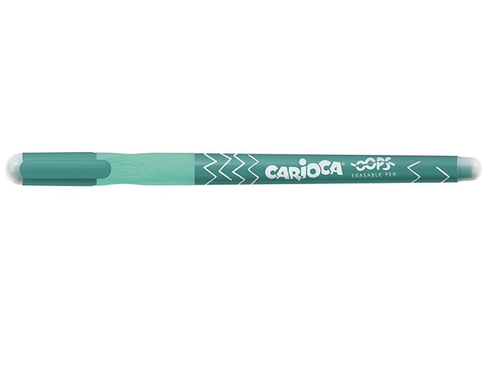 CF 12 PZ Penna cancellabile Oops con cappuccio - Verde