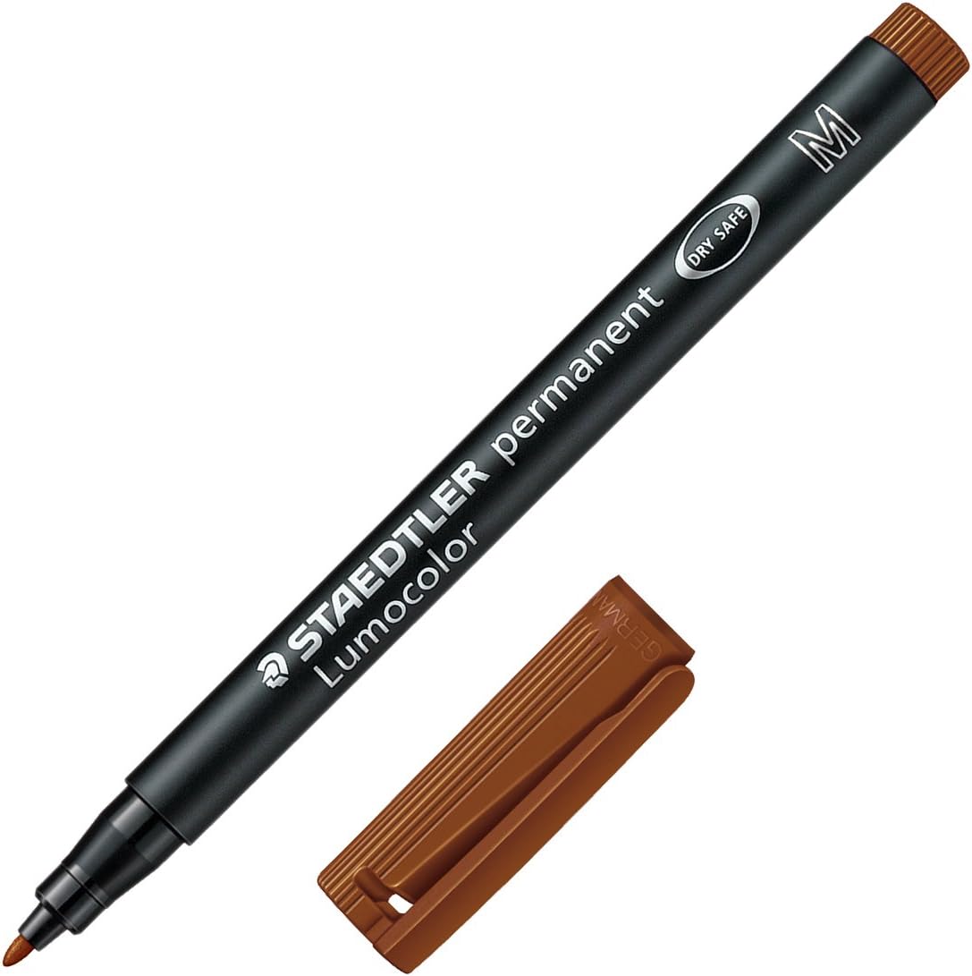 Lumocolor® permanent pen 317.Penna universale M marrone