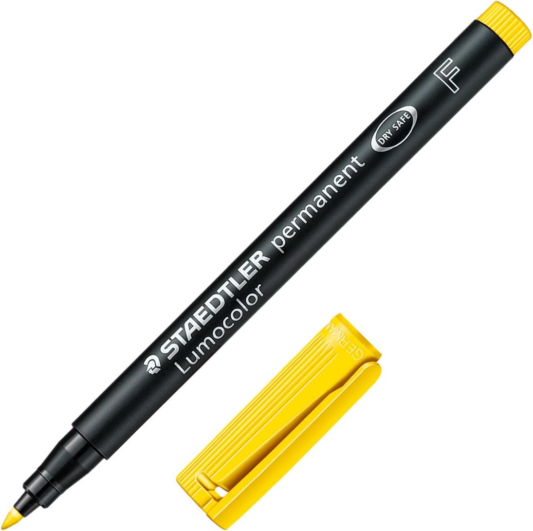 Lumocolor® permanent pen 318.Penna universale F giallo