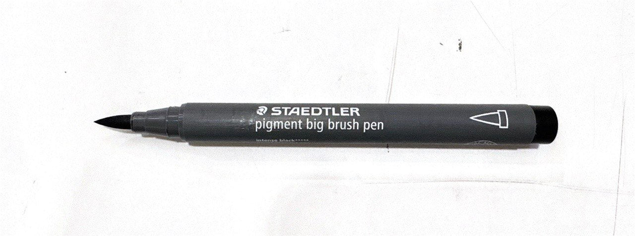 Staedtler Arts - Pigmant Big Brush Pen - Intense Black