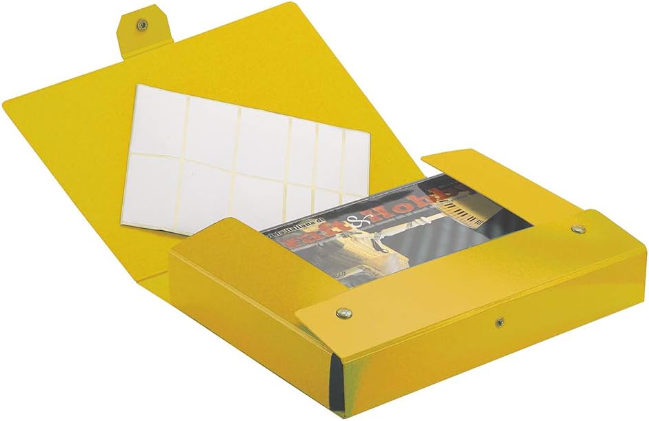 Esselte C26 EUROBOX Cartella Per Progetti  6 cm Giallo