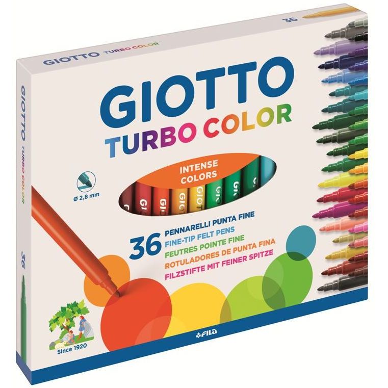 Giotto Fila astuccio 36 pennarelli Turbo color 418000