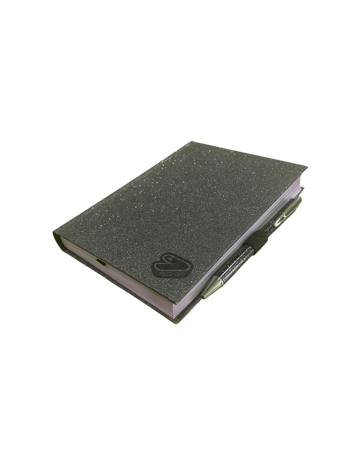 Seven - Diario Standard 12 Mesi 2026 Shiny Tech Line - Nero