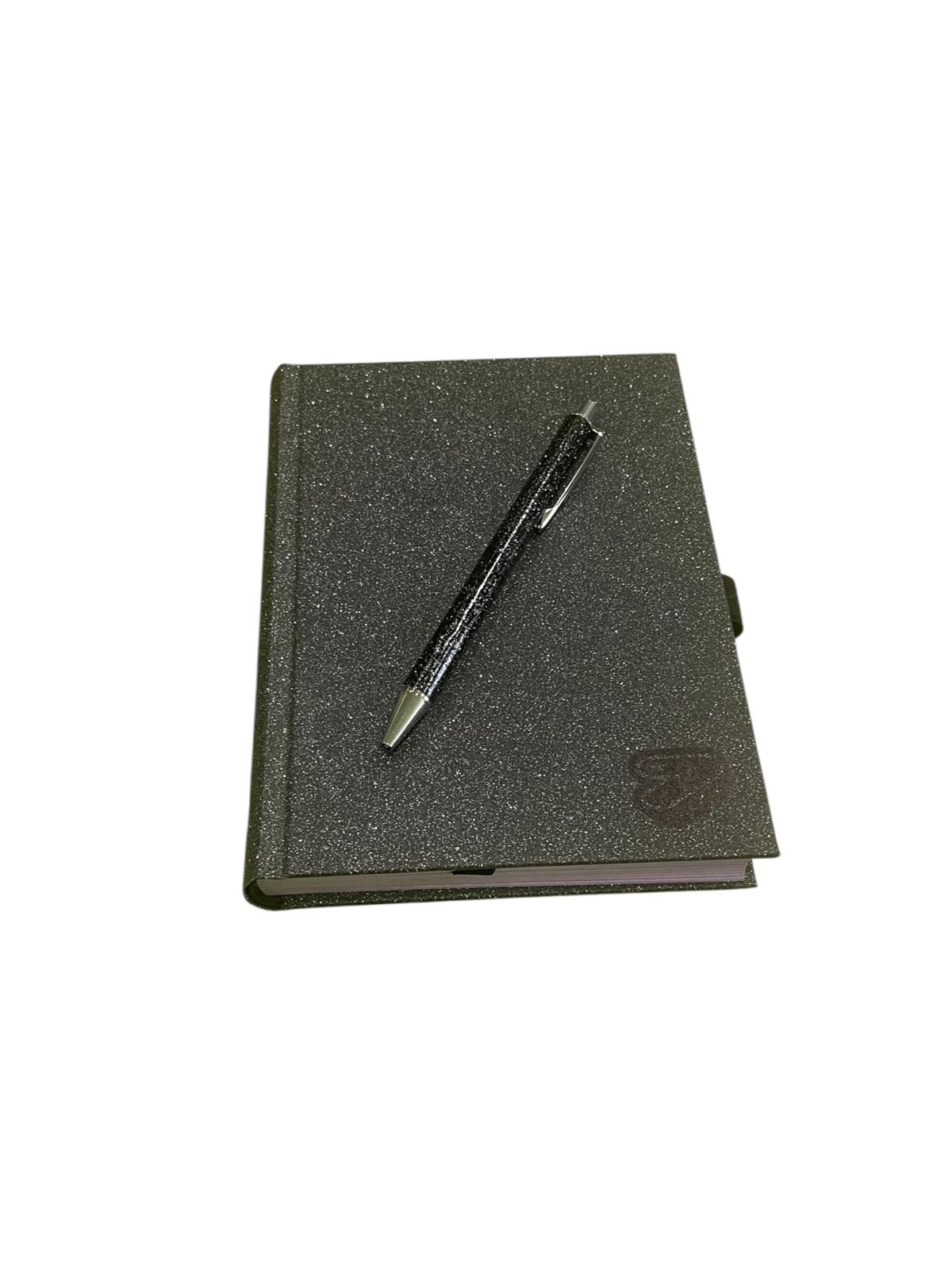 Seven - Diario Standard 12 Mesi 2026 Shiny Tech Line - Nero