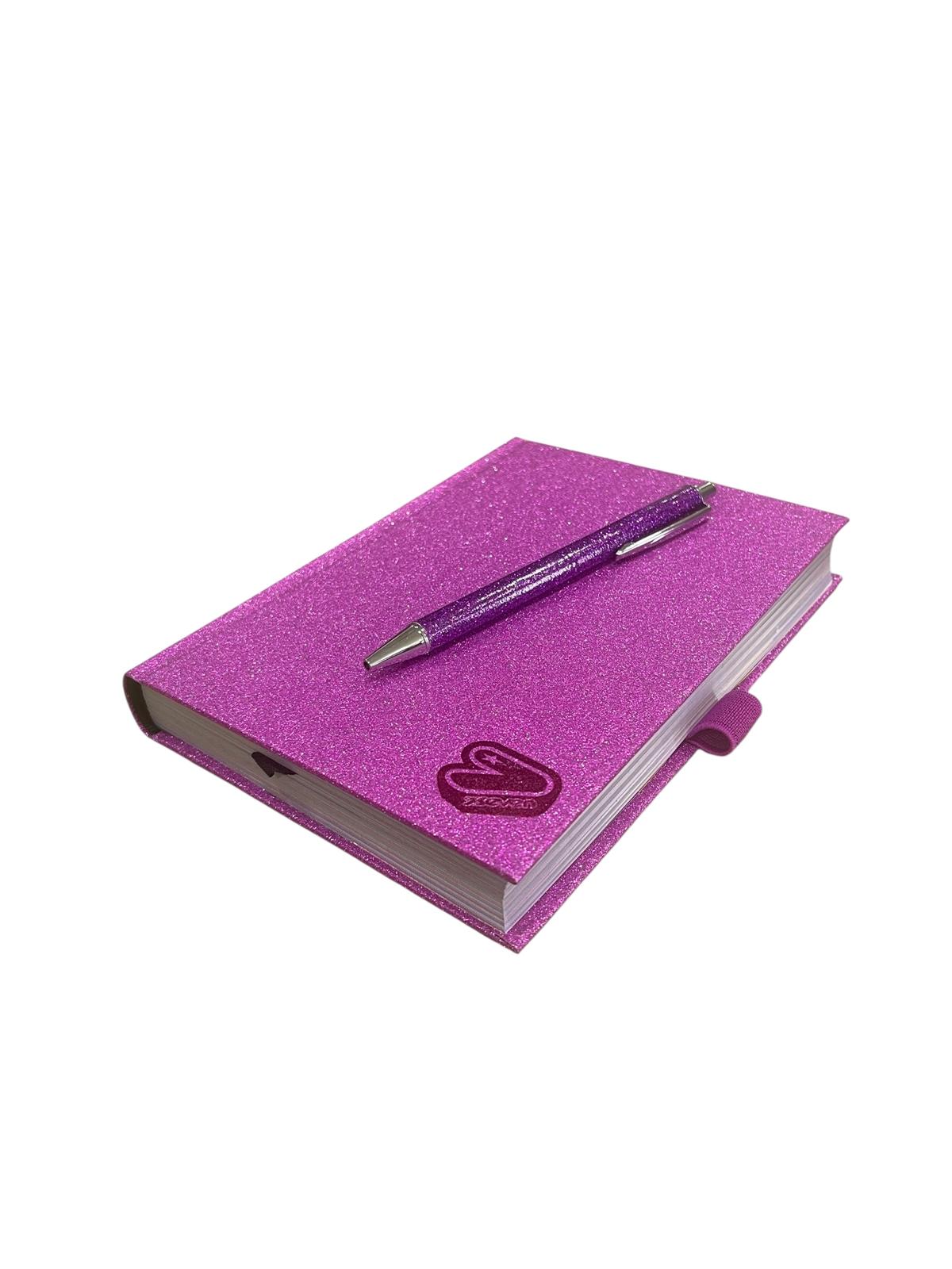 Seven - Diario Standard 12 Mesi 2026 Shiny Tech Line - Viola