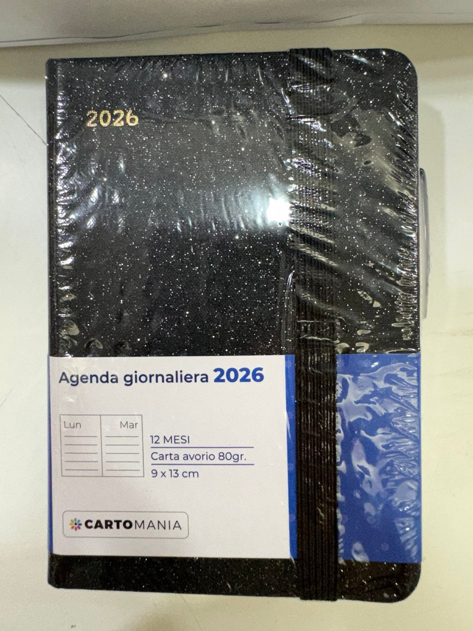 CARTOMANIA - SHINE IT AGENDA GIORNALIERA12MESI - BLACK