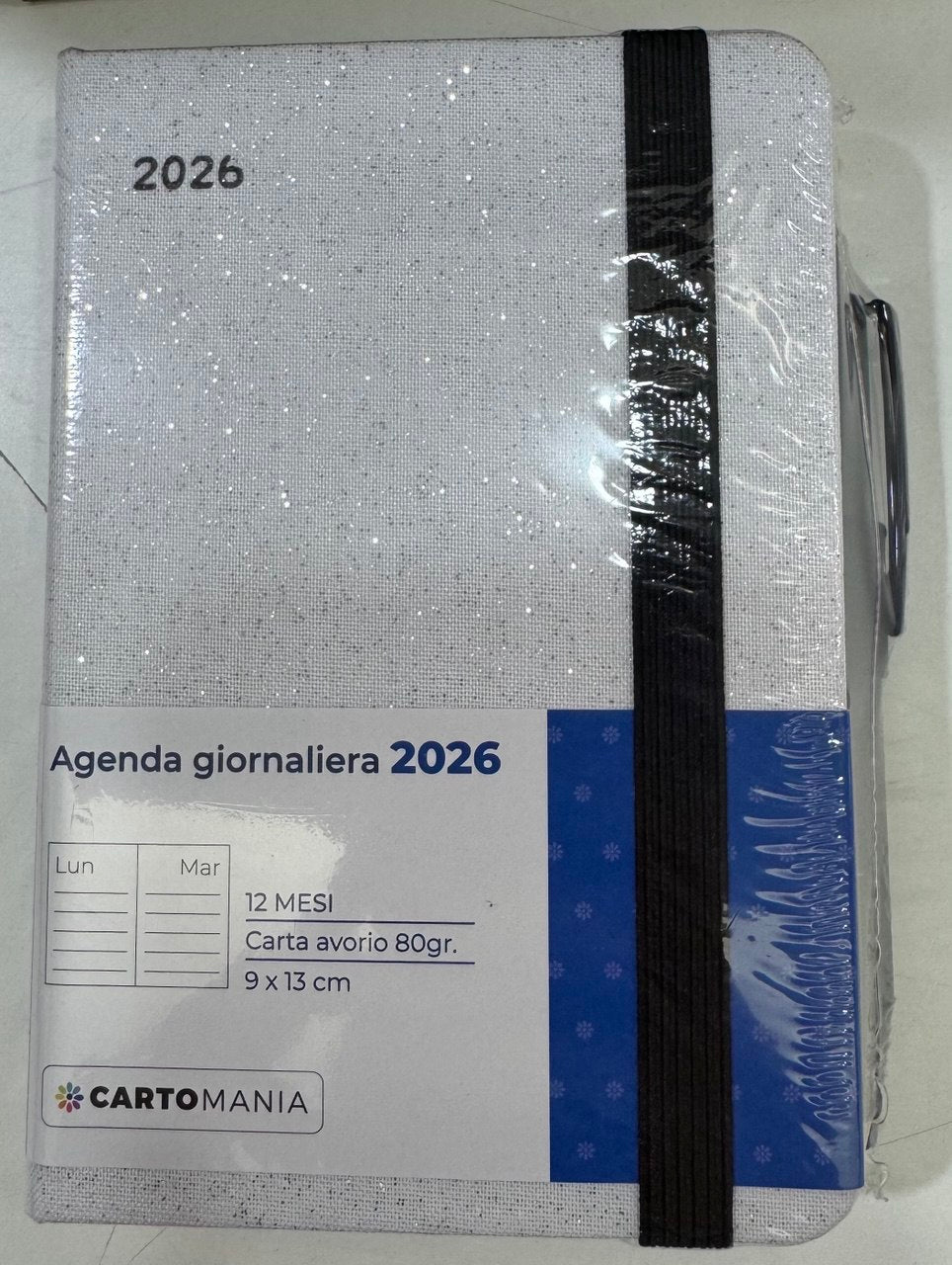 CARTOMANIA - SHINE IT AGENDA GIORNALIERA 12MESI - WHITE