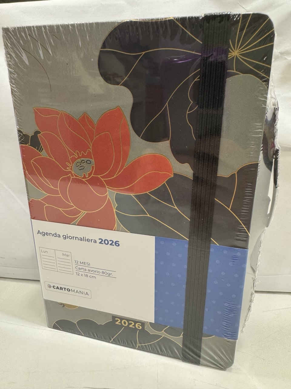 CARTOMANIA PRECIOUS - AGENDA GIORNALIERA 12MESI - GRIGIO