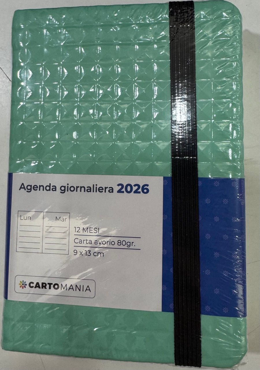 CARTOMANIA - PIXELGLOW AGENDA GIORNALIERA 12 MESI - TIFFANY