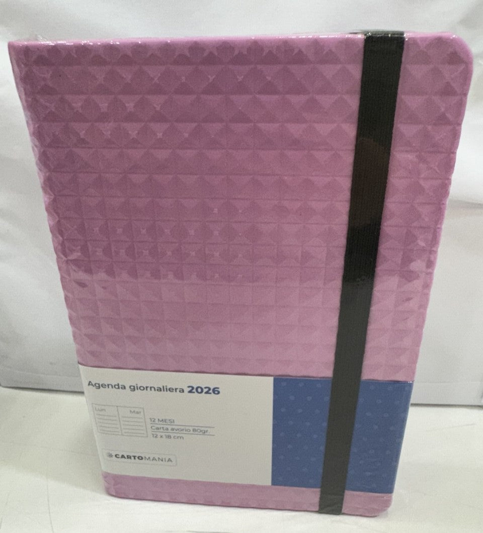 CARTOMANIA - PIXEL GLOW AGENDA GIORNALIERA 12MESI - PINK