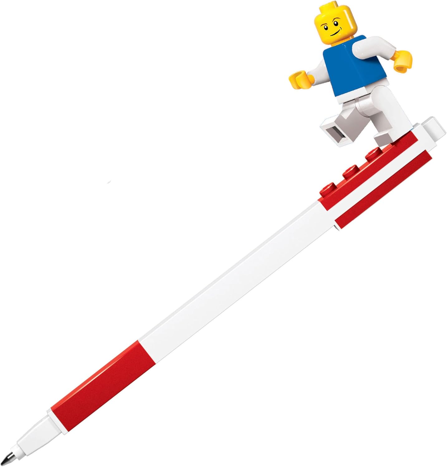 Lego - Penna Gel con Minifigure - Rossa