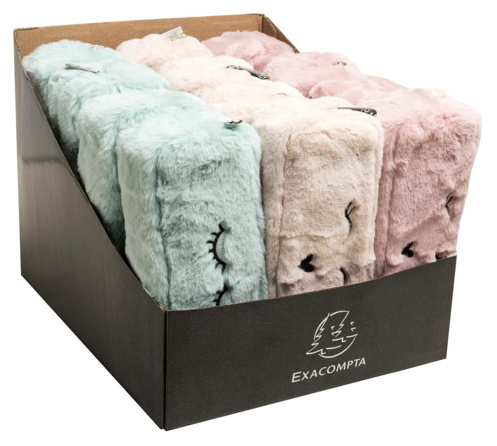 ASTUCCIO RETTANGOLARE FOURRURE PELLICCIA - AVORIO