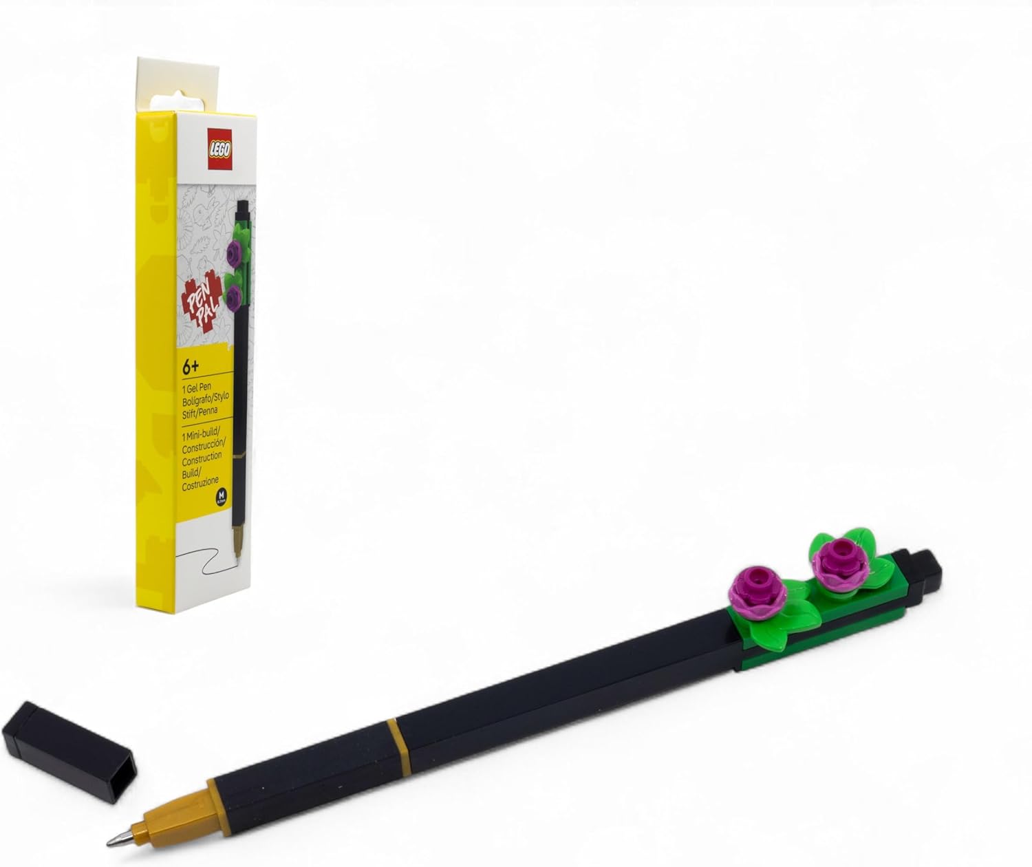 Lego - Penna Gel Con Fiori - Botanical Bright Purple