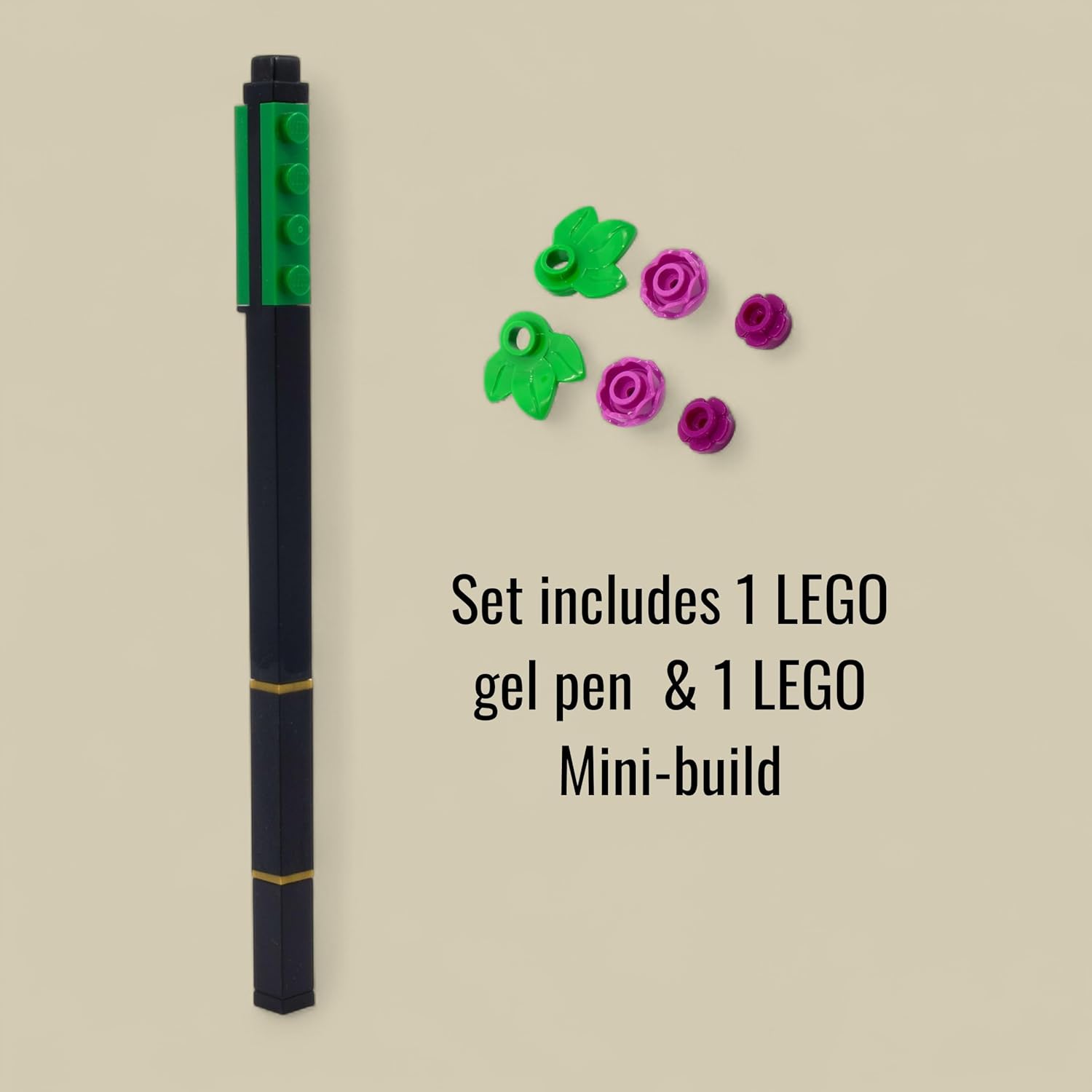 Lego - Penna Gel Con Fiori - Botanical Bright Purple